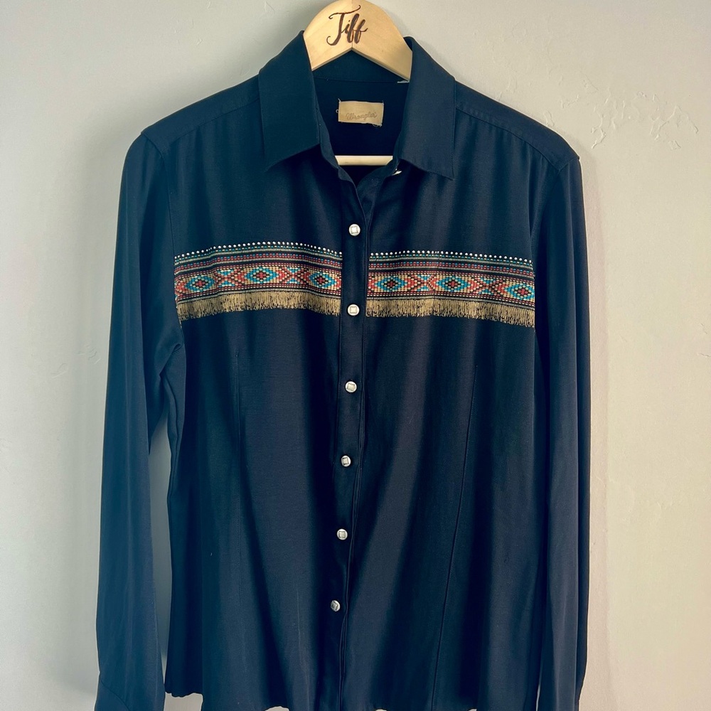 Wrangler / Vintage Button Up Shirt / M